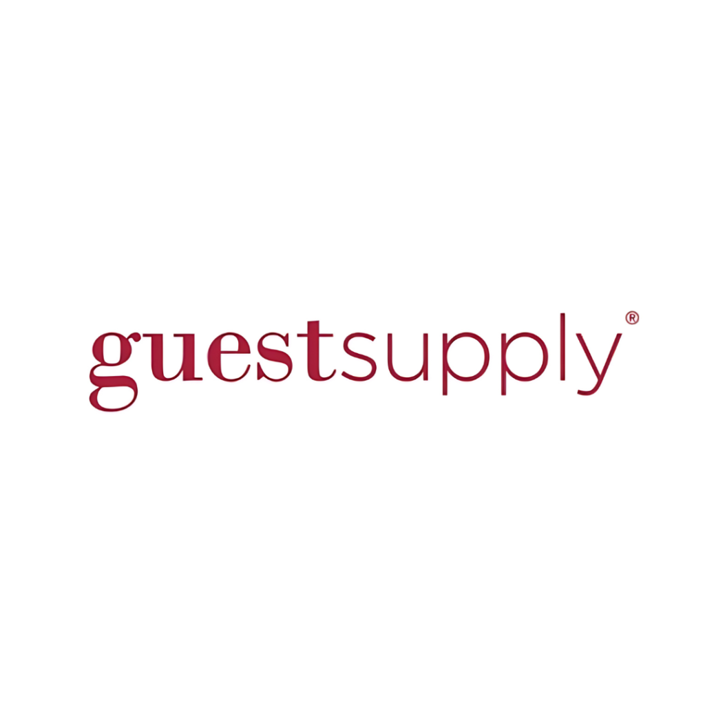 the logo for guest supply
